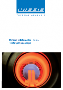 Linseis product brochure Optical Dilatometer