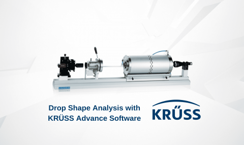 Linseis cooperation with Krüss for contact angle measurements
