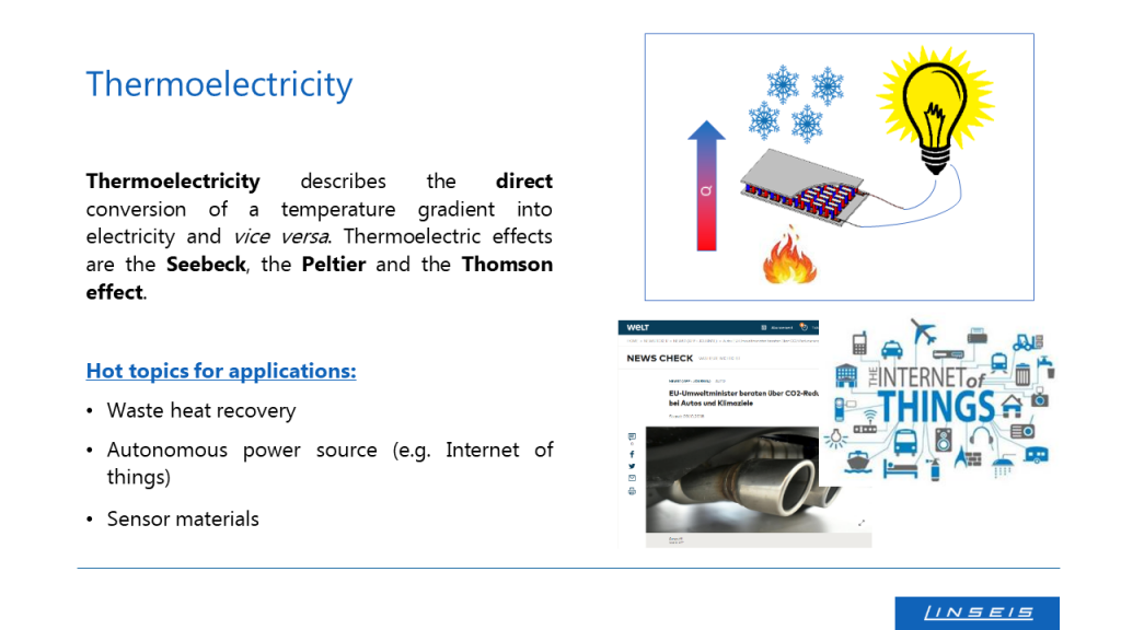 Webinar Linseis: Caracterización de materiales termoeléctricos