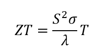 ZT, Seebeck equation