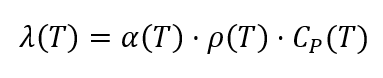 equation thermal conductivity
