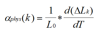 Längenausdehnung Formel