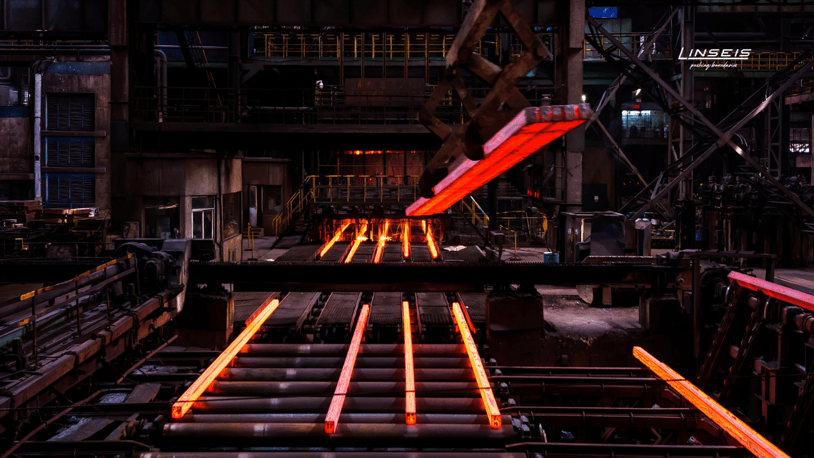 Deformation in der Stahlindustrie