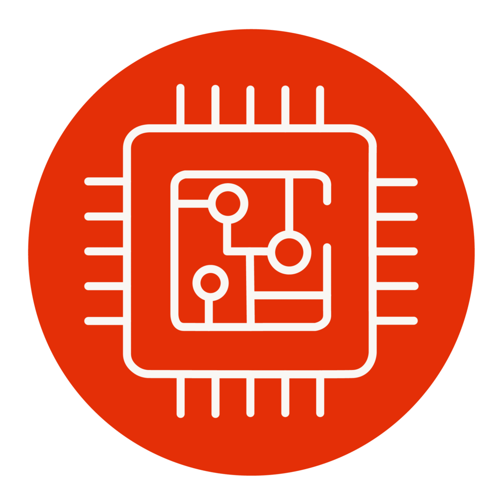 Symbol für thermische Analyse elektronischer und elektrischer Materialien