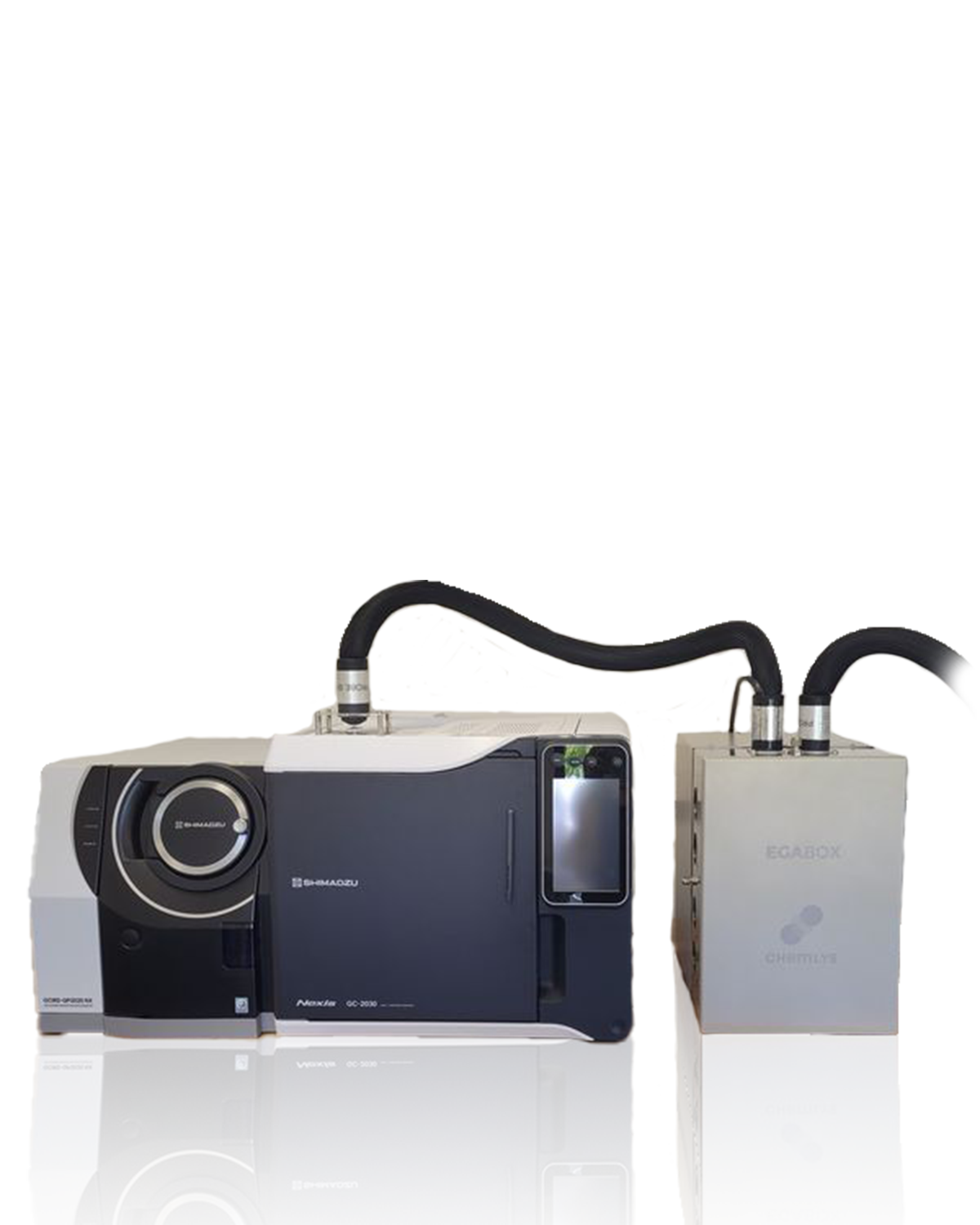 Gas analysis couplings: L40 EGA GCMS for thermal analysis